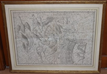 RARE CELESTIAL MAP THE SOUTHERN SKY PLANISPHERE