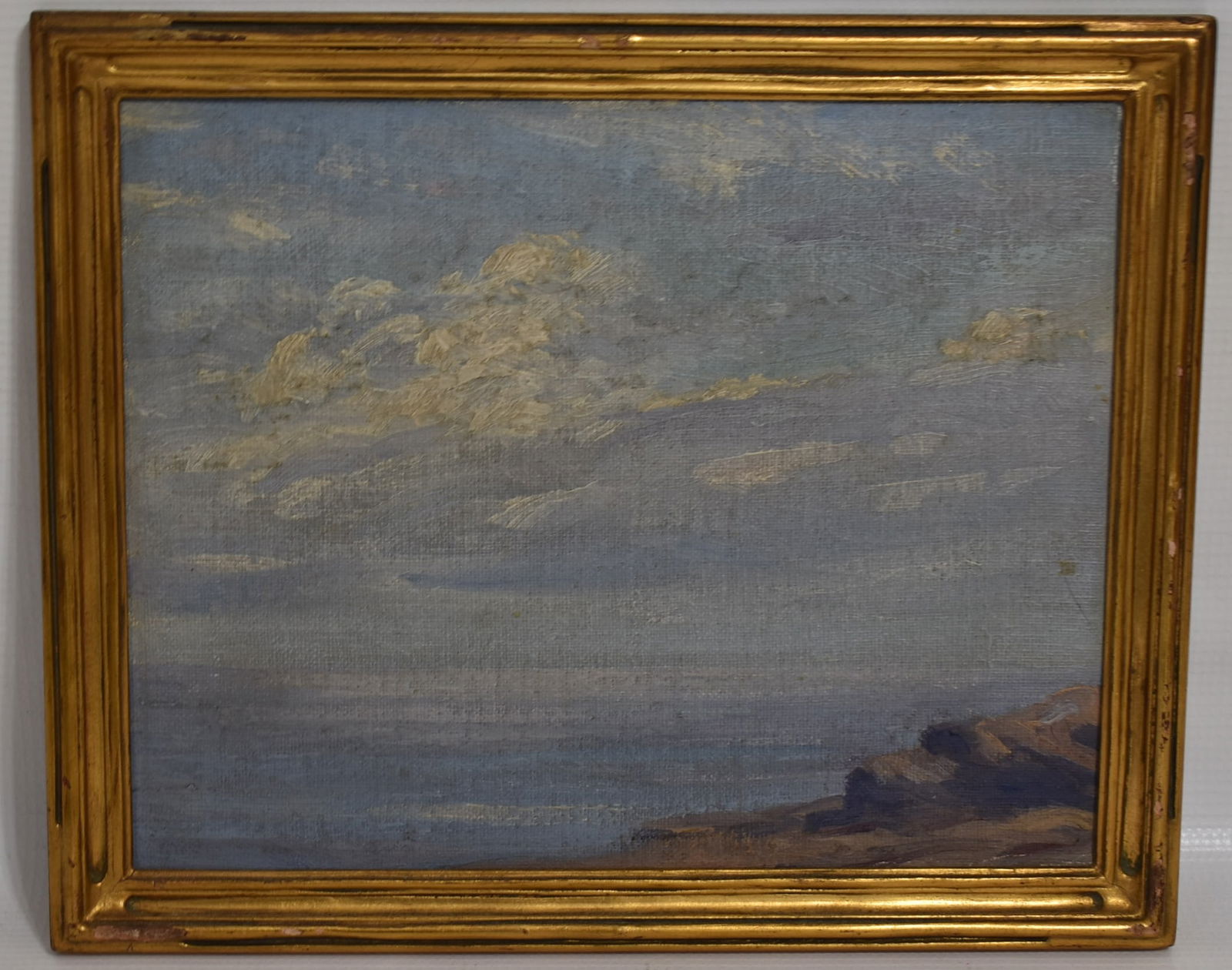 O/B SEASCAPE SIGNED WILLIAM "BALLY" EDWARD SCOTT (1 of 7)