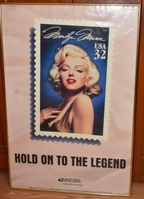 VINT MARILYN MONROE UNITED STATES POSTAL SERVICE POSTER