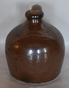 JOHN QUAID (SNUFFY SMITH JUG) 117 WATER ST. NEWBURGH NY