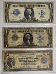 LOT (3) US LARGE NOTES INCL. 1914, (2) 1923