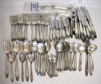 INTERNATIONAL STERLING FLATWARE SERVICE FOR 12, PRELUDE