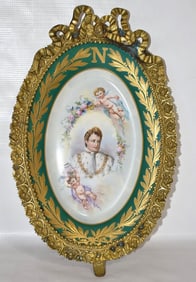 RARE H/P NAPOLEON BONAPARTE 1ST CORONATION WALL PLAQUE
