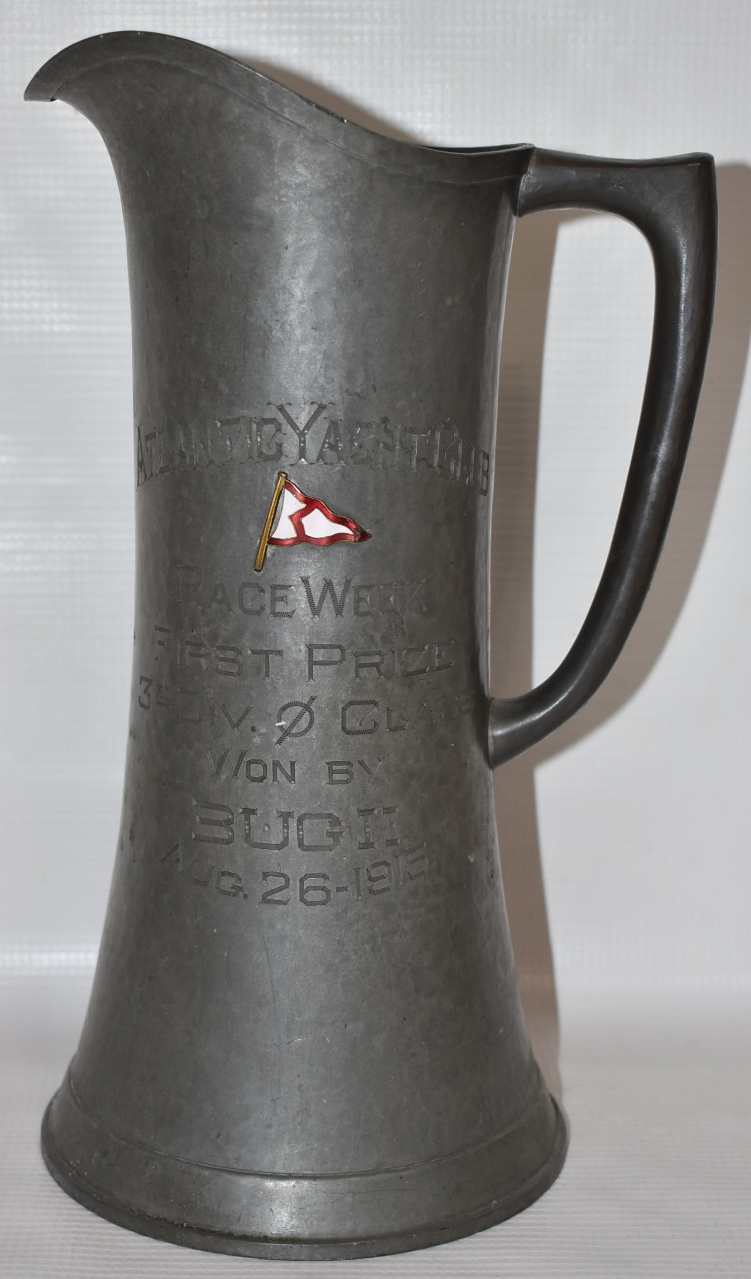 ATLANTIC YACHT CLUB RACE WEEK TROPHY, C. 1915, H. 11": ATLANTIC YACHT CLUB RACE WEEK TROPHY, C. 1915, H. 11"