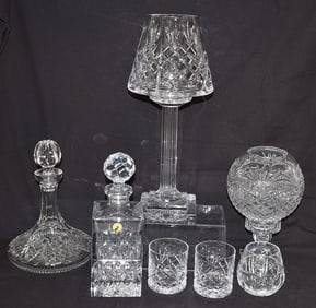 LOT ASSORTED WATERFORD CRYSTAL, C. 1970'S