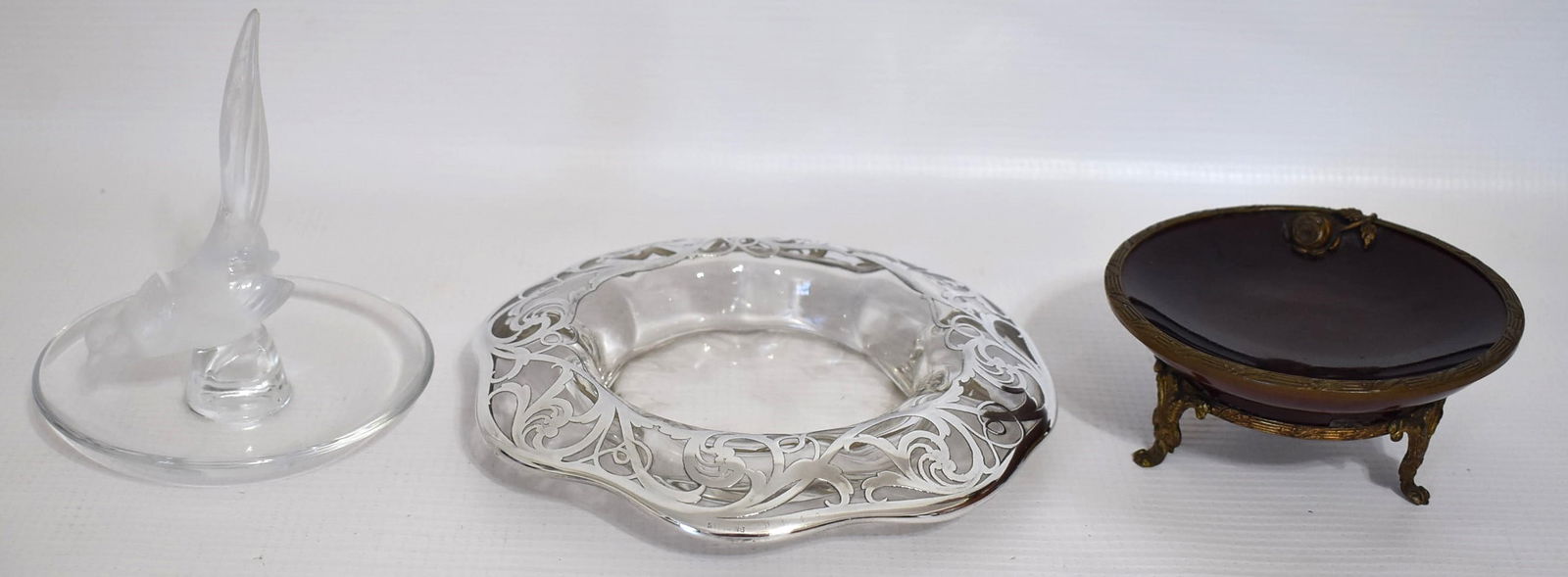 3 INCL. LALIQUE RING HOLDER, SEVNES RING TRAY, ETC. (1 of 13)
