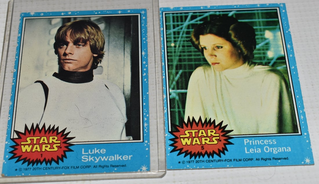 LOT 1977 STAR WARS TRADING CARDS (1 of 4)