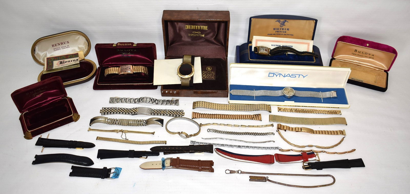 LOT ASSORTED CONTEMPORARY/VINTAGE WRIST WATCHES, 20TH C (1 of 11)