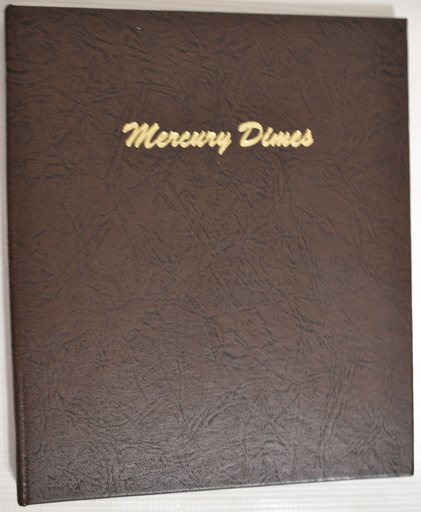 COIN BOOK MERCURY DIMES NEAR COMPLETE SET, 1916-1945 (1 of 9)