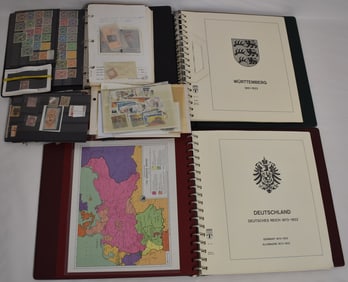 LOT GERMAN POSTAGE STAMP ALBUMS (STOCK BOOKS) 1850-1979