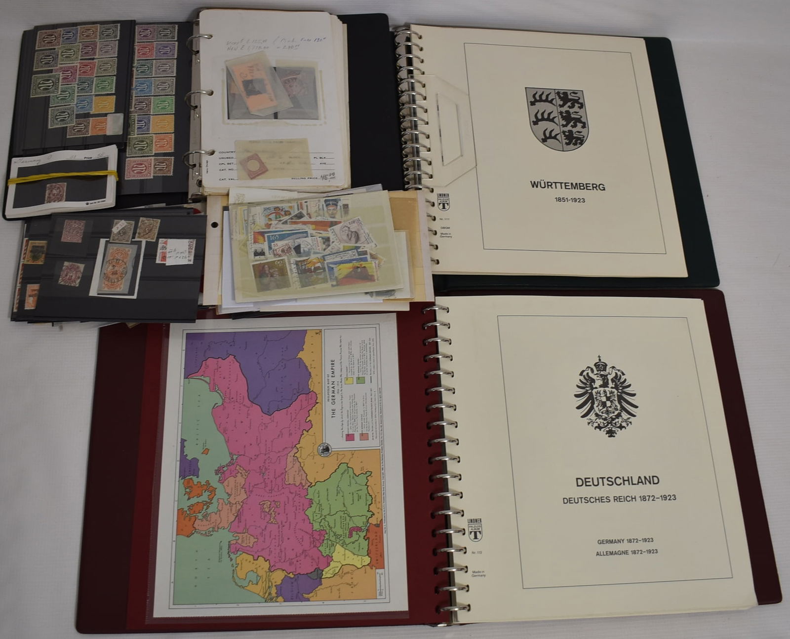 LOT GERMAN POSTAGE STAMP ALBUMS (STOCK BOOKS) 1850-1979 (1 of 17)