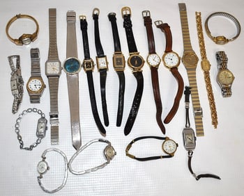 20 ASSORTED VINTAGE LADIES WRIST WATCHES, C. 1950/90'S