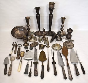 LARGE LOT ASSORTED SCRAP STERLING