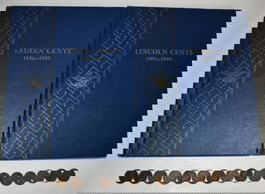 LOT (3) INCL. ASST. INDIAN/LINCOLN CENT WHITMAN BOOKS