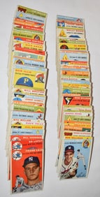 LOT 1954 TOPPS BASEBALL CARDS INCL. HIGH NUMBERS