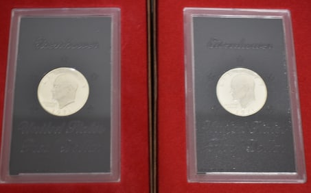 LOT (10) 1971 EISENHOWER U.S. MINT PROOF DOLLARS