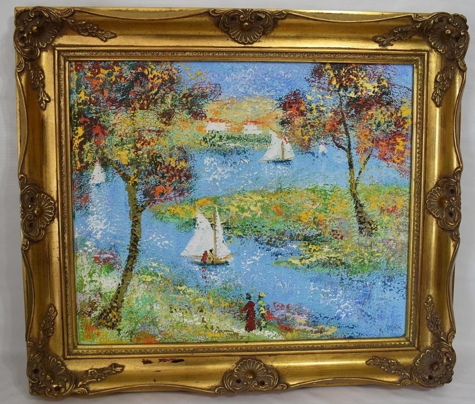 O/C SAILBOATS UNSIGNED, 20TH C. (1 of 7)