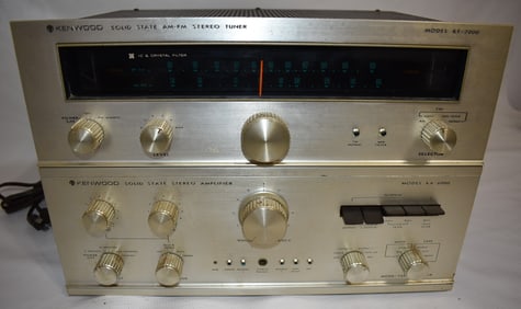 (2) KENWOOD INTEGRATED STEREO SET, KT-7000, KA-6000