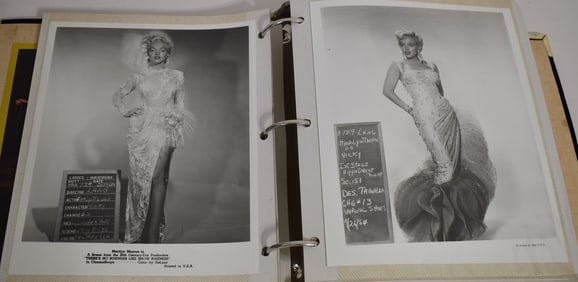 (102) MARILYN MONROE PHOTOS "THERE'S NO BUSINESS...