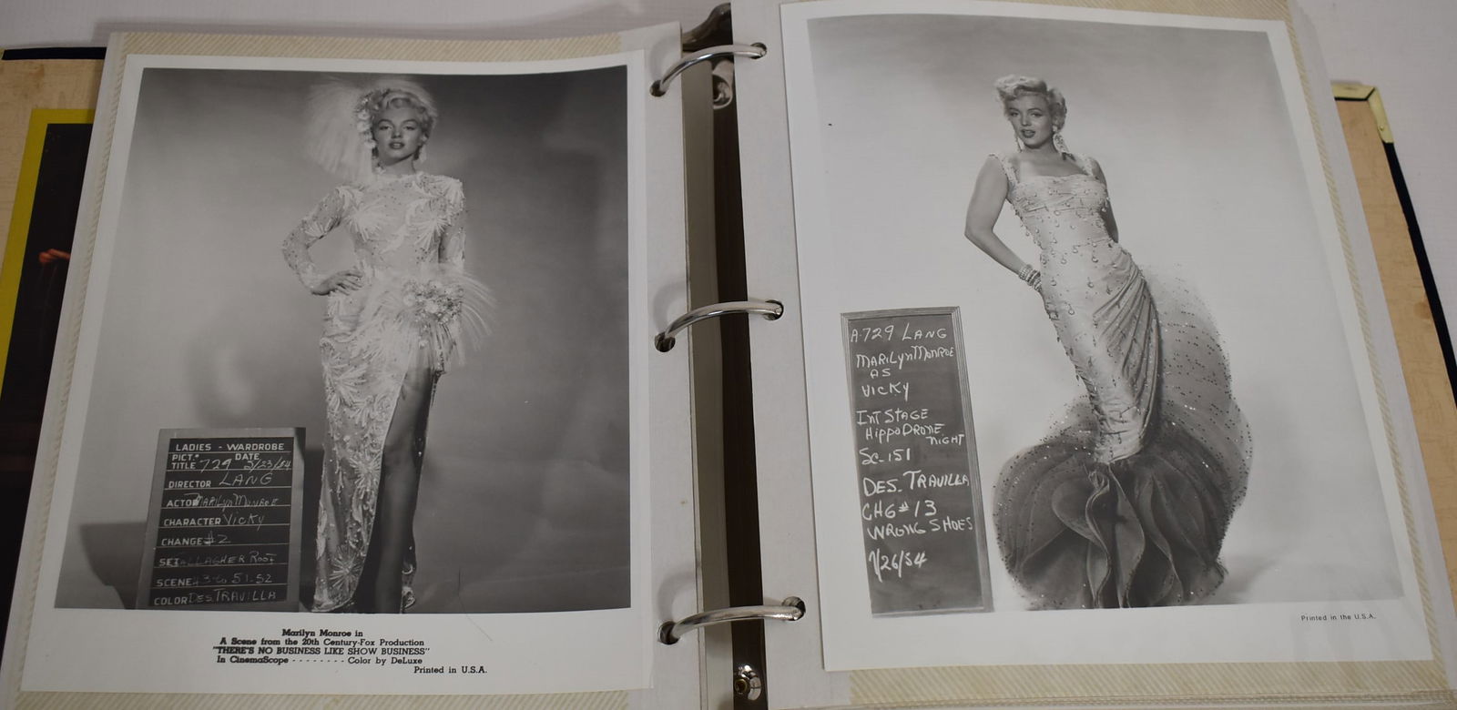 (102) MARILYN MONROE PHOTOS "THERE'S NO BUSINESS... (1 of 13)