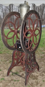 HUGE ENTERPRISE CAST IRON COFFEE MILL (FLOOR MODEL)