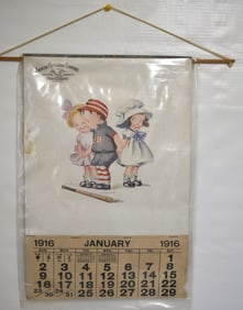 AMERICAN FERTILIZING CO. BASEBALL CALENDAR 1916