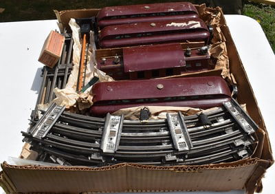 LOT (9) BOXED SET LIONEL TRAINS #53 PASSENGER CAR