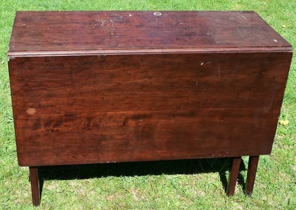 CHIPPENDALE MAHOGANY DROP LEAF TABLE, 18/19TH C. (1 of 4)