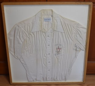 TEXTILE SHIRT CARLTON COLLECTION SIGNED AGAM