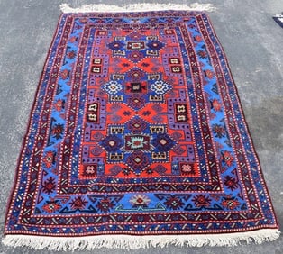 CAUCASIAN RUG, 51" X 92"