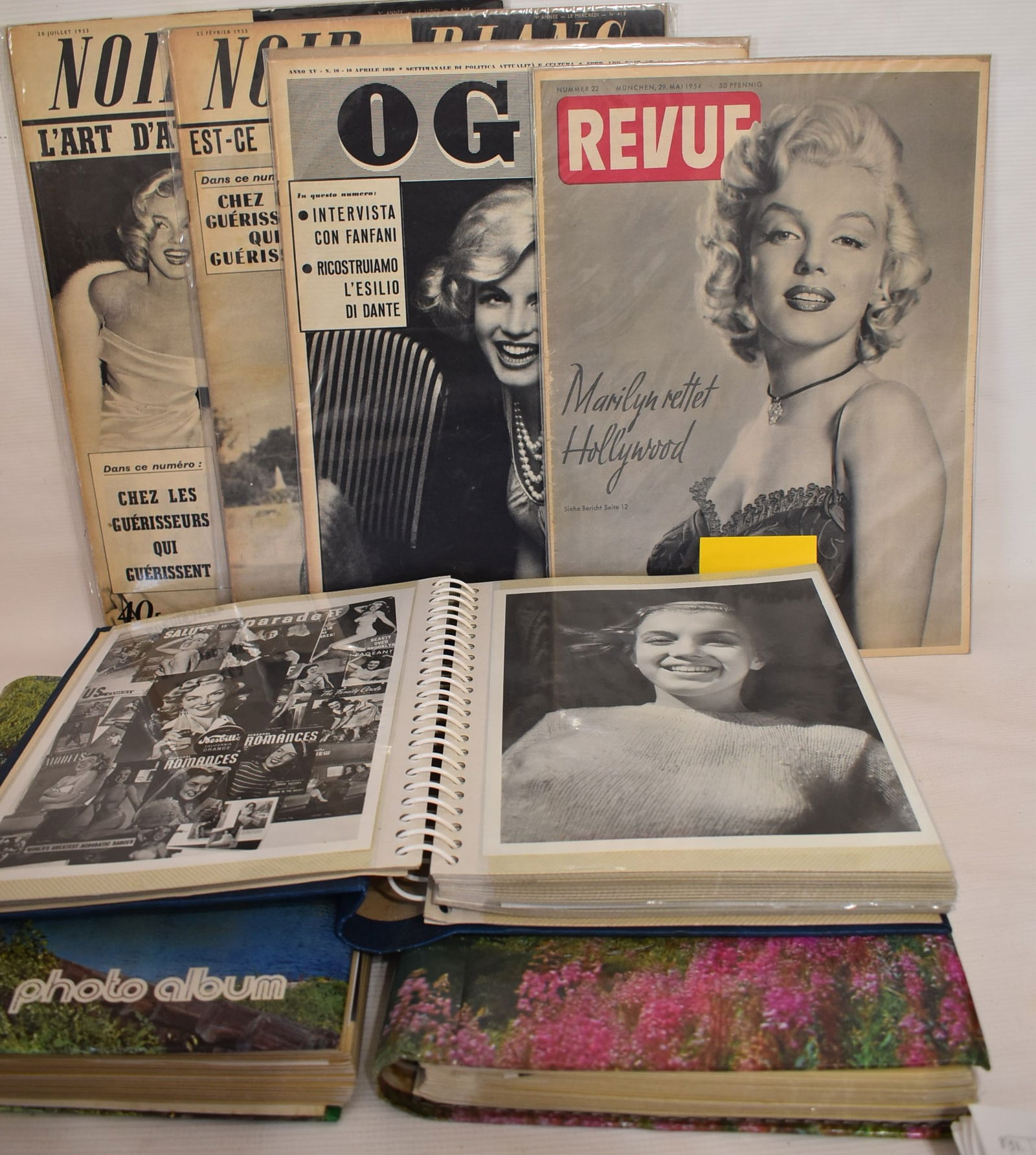 LOT (3) BINDERS MARILYN MONROE 8" X 10" GLOSSY'S (1 of 10)