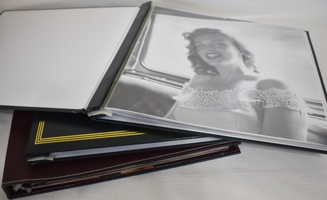 3 BINDERS VINTAGE MARILYN MONROE MAGAZINE CUTS/PHOTOS