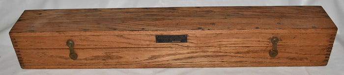 WOOD BOX FOR A NAVAL TELESCOPE c. 1940