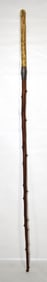 VICTORIAN LADIES CARVED HOOF WALKING STICK, 19TH C.