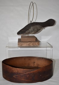FOLK ART CARVED/PAINTED CATFISH DECOY, 19/20TH C.