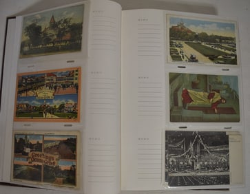 187 VINTAGE POSTCARDS INCL ASBURY PARK & OCEAN GROVE NJ