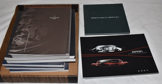 WRIST WATCH CATALOGS INCL. ROLEX, FERARRI, PATEK PHILIP