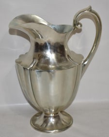 JGP MEXICAN STERLING WATER PITCHER, C. 1960, W. 31.5 OZ
