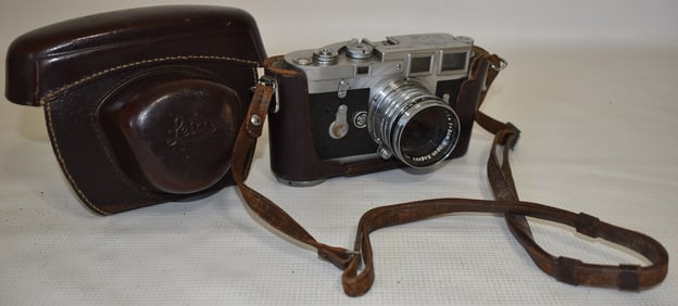 LEICA M-3 35MM CAMERA W/NIKKOR S- 1:1-4 F=5 CM NIPPON
