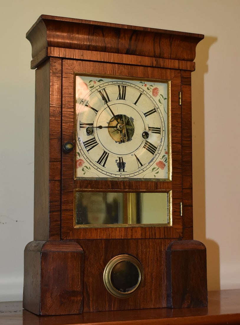 SETH THOMAS MINIATURE SHELF CLOCK, 19TH C. (1 of 5)