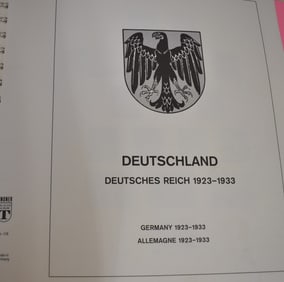 LINDNER STAMP ALBUM DEUTSCHLAND 1923-1933