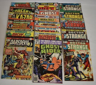 18 ASST. VINTAGE COMICS INCL. DOCTOR STRANGE, C. 1970'S