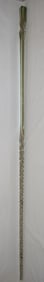ANTIQUE ELLENVILLE GLASS PARADE CANE, 20TH C., L. 57"