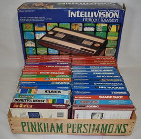 SET INTELLIVISION W/ORIGINAL TV 19TH C MASTER COMPONENT