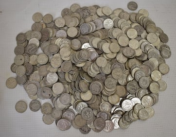 LOT ASSORTED SILVER ROOSEVELT DIMES, APPROX. F.V. $50