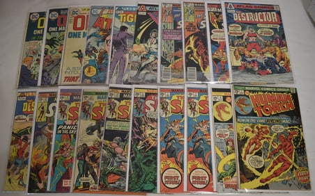 20 VINTAGE COMICS INCL. #1 HUMAN TORCH, #1 SON OF SATAN