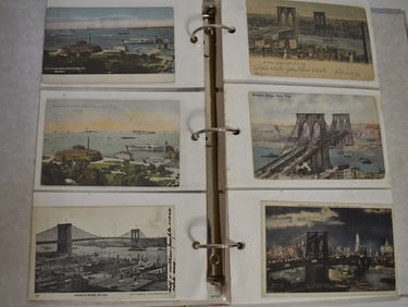 164 VINTAGE POSTCARDS INCL. PORT JERVIS-NEW YORK SCENES