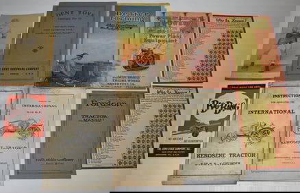 6 ASST. CATALOGS INCL. FORDSON, INTERNATIONAL, SCHMIDTS