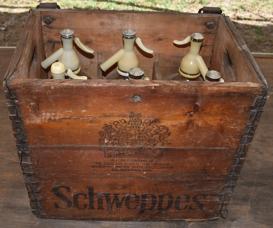 SCHWEPPES CASE EARLY SELTZER BOTTLES, 19/20TH C. (1 of 9)