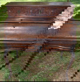 FRENCH LOUIE 15TH STYLE DROP FRONT/PULL OUT DESK